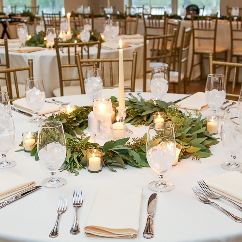 Whimsical Winter  Wedding Centerpiece